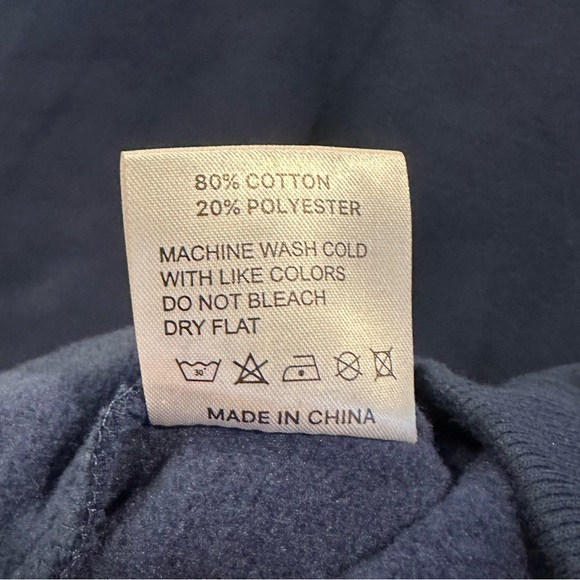 NWOT Parke Chicago Signature Mock Neck Denim Blue Size XXL - Picture 6 of 8